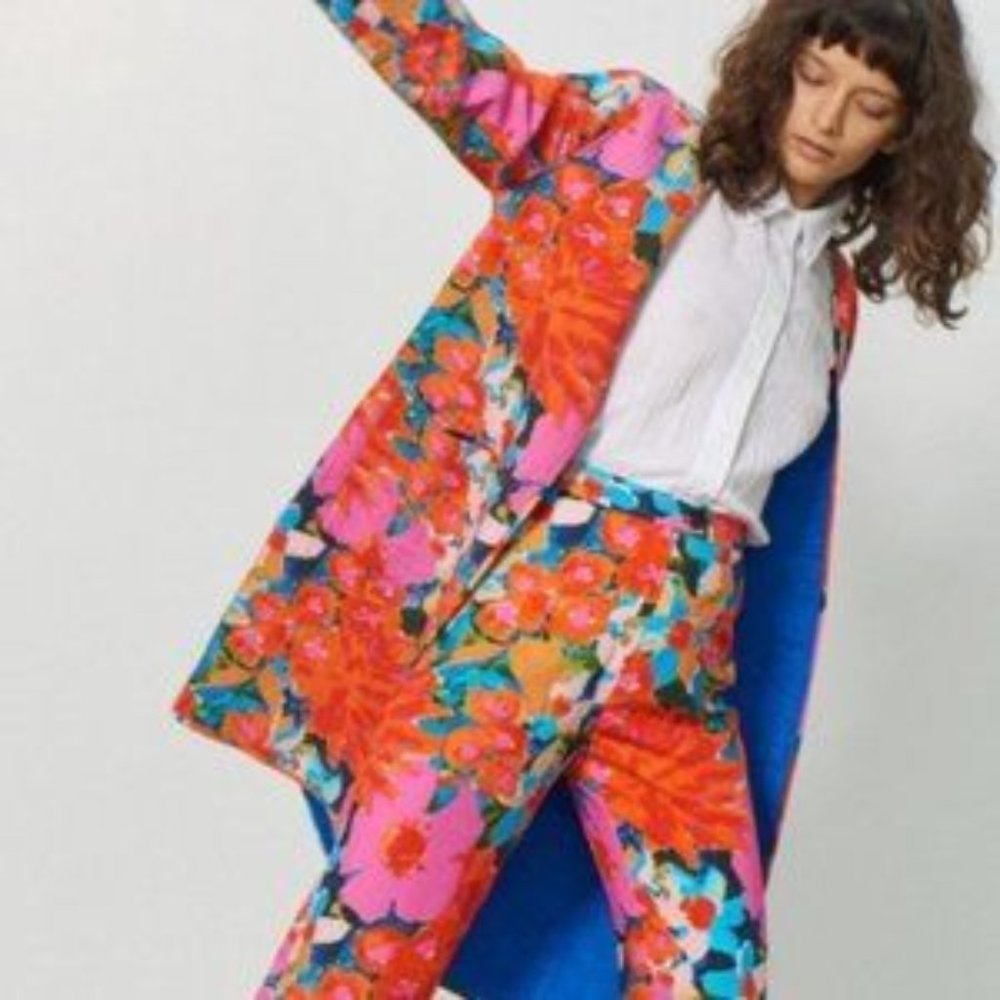 Mara Hoffman Pegge Quilted Jacket Jardin XS